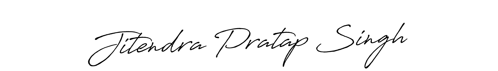 Create a beautiful signature design for name Jitendra Pratap Singh. With this signature (Antro_Vectra_Bolder) fonts, you can make a handwritten signature for free. Jitendra Pratap Singh signature style 7 images and pictures png