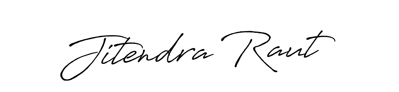 Jitendra Raut stylish signature style. Best Handwritten Sign (Antro_Vectra_Bolder) for my name. Handwritten Signature Collection Ideas for my name Jitendra Raut. Jitendra Raut signature style 7 images and pictures png