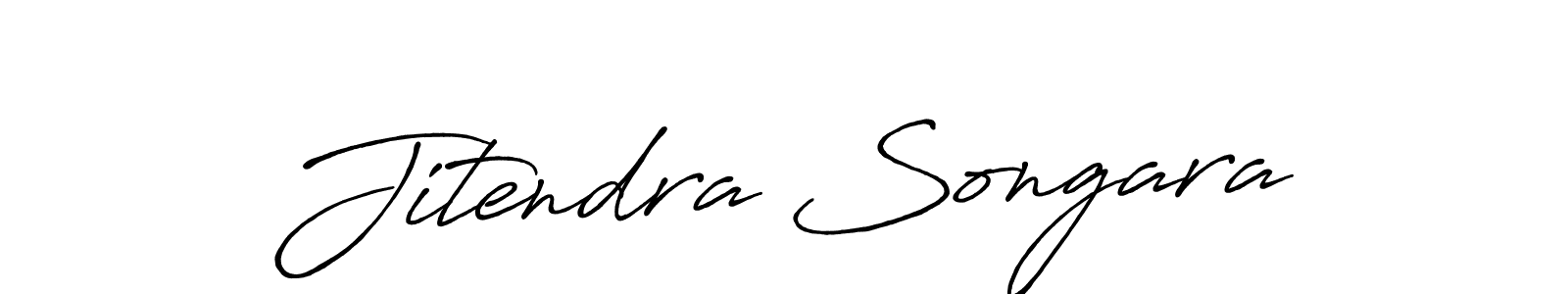 Also we have Jitendra Songara name is the best signature style. Create professional handwritten signature collection using Antro_Vectra_Bolder autograph style. Jitendra Songara signature style 7 images and pictures png