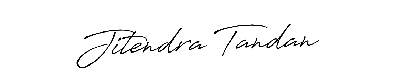 How to make Jitendra Tandan signature? Antro_Vectra_Bolder is a professional autograph style. Create handwritten signature for Jitendra Tandan name. Jitendra Tandan signature style 7 images and pictures png