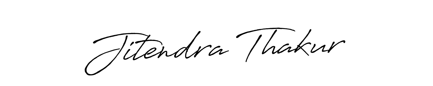 Design your own signature with our free online signature maker. With this signature software, you can create a handwritten (Antro_Vectra_Bolder) signature for name Jitendra Thakur. Jitendra Thakur signature style 7 images and pictures png