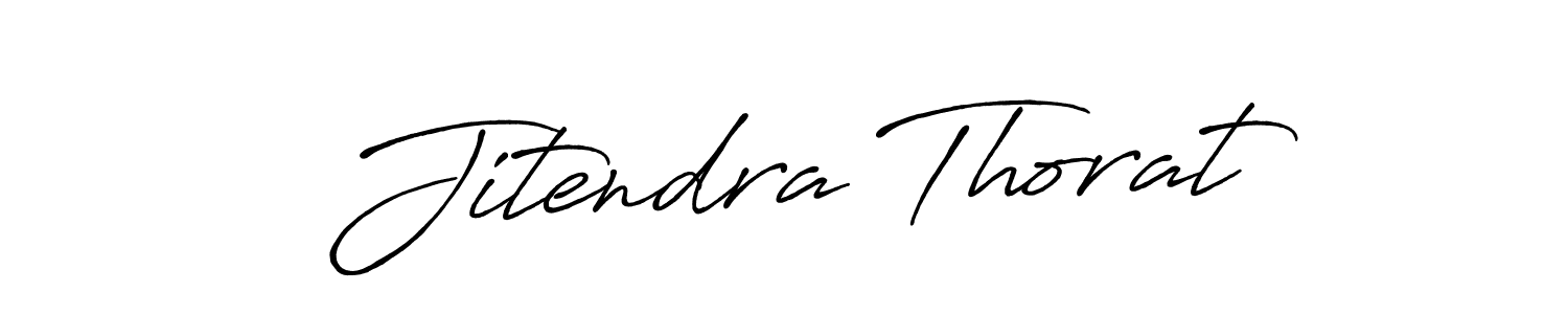 Design your own signature with our free online signature maker. With this signature software, you can create a handwritten (Antro_Vectra_Bolder) signature for name Jitendra Thorat. Jitendra Thorat signature style 7 images and pictures png