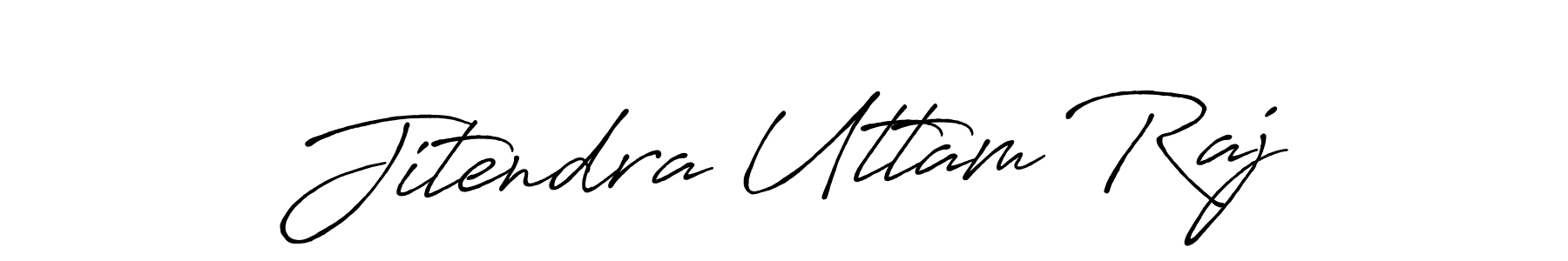 Use a signature maker to create a handwritten signature online. With this signature software, you can design (Antro_Vectra_Bolder) your own signature for name Jitendra Uttam Raj. Jitendra Uttam Raj signature style 7 images and pictures png