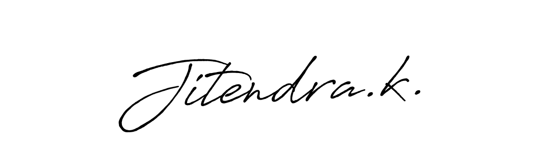 Jitendra.k. stylish signature style. Best Handwritten Sign (Antro_Vectra_Bolder) for my name. Handwritten Signature Collection Ideas for my name Jitendra.k.. Jitendra.k. signature style 7 images and pictures png