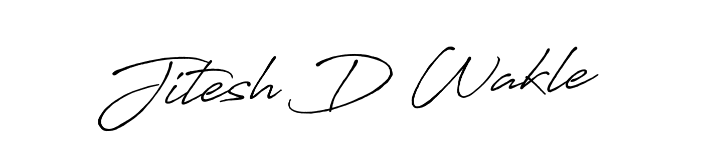 Make a beautiful signature design for name Jitesh D Wakle. Use this online signature maker to create a handwritten signature for free. Jitesh D Wakle signature style 7 images and pictures png