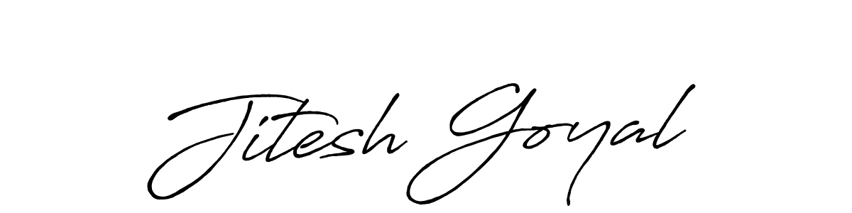 This is the best signature style for the Jitesh Goyal name. Also you like these signature font (Antro_Vectra_Bolder). Mix name signature. Jitesh Goyal signature style 7 images and pictures png
