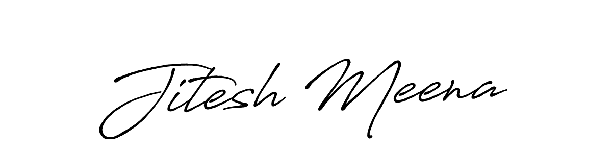 Similarly Antro_Vectra_Bolder is the best handwritten signature design. Signature creator online .You can use it as an online autograph creator for name Jitesh Meena. Jitesh Meena signature style 7 images and pictures png