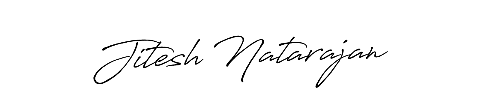 Jitesh Natarajan stylish signature style. Best Handwritten Sign (Antro_Vectra_Bolder) for my name. Handwritten Signature Collection Ideas for my name Jitesh Natarajan. Jitesh Natarajan signature style 7 images and pictures png