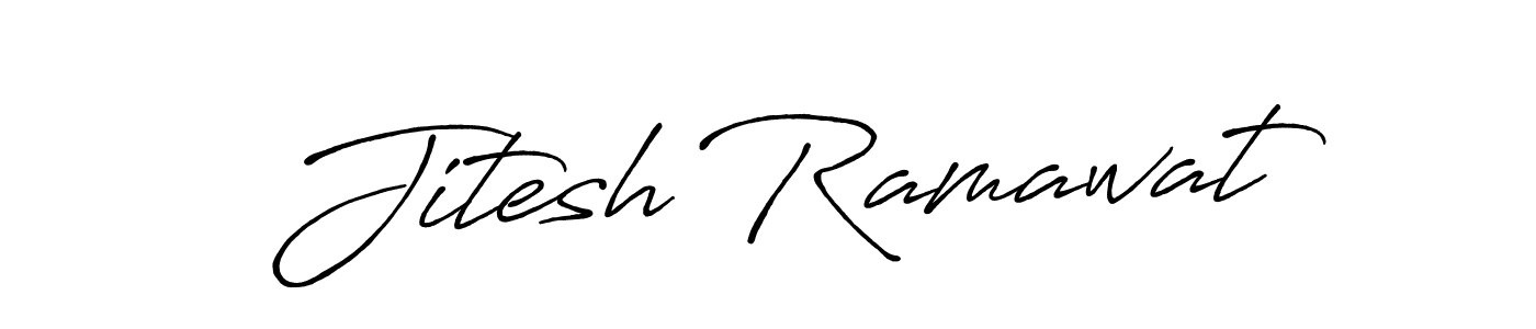 Once you've used our free online signature maker to create your best signature Antro_Vectra_Bolder style, it's time to enjoy all of the benefits that Jitesh Ramawat name signing documents. Jitesh Ramawat signature style 7 images and pictures png