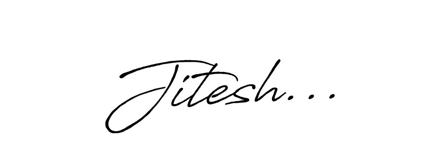 Make a beautiful signature design for name Jitesh.... Use this online signature maker to create a handwritten signature for free. Jitesh... signature style 7 images and pictures png