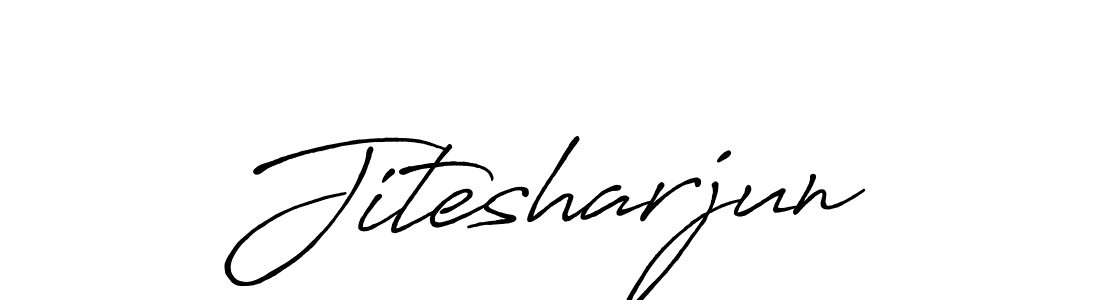 Design your own signature with our free online signature maker. With this signature software, you can create a handwritten (Antro_Vectra_Bolder) signature for name Jitesharjun. Jitesharjun signature style 7 images and pictures png