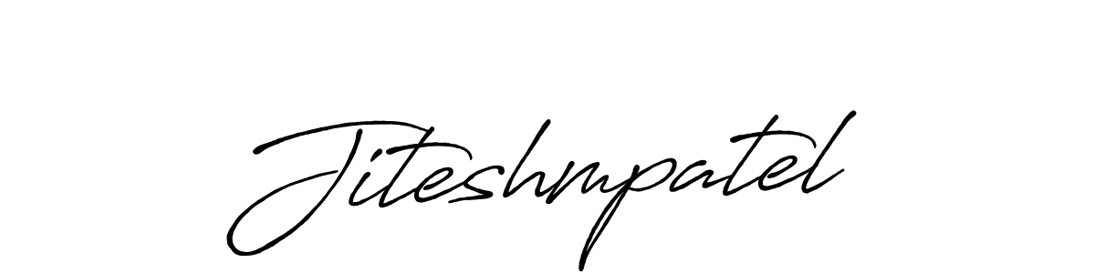 The best way (Antro_Vectra_Bolder) to make a short signature is to pick only two or three words in your name. The name Jiteshmpatel include a total of six letters. For converting this name. Jiteshmpatel signature style 7 images and pictures png