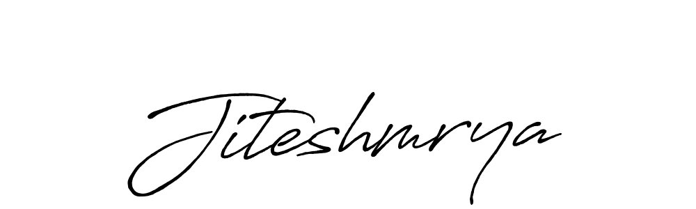 Jiteshmrya stylish signature style. Best Handwritten Sign (Antro_Vectra_Bolder) for my name. Handwritten Signature Collection Ideas for my name Jiteshmrya. Jiteshmrya signature style 7 images and pictures png