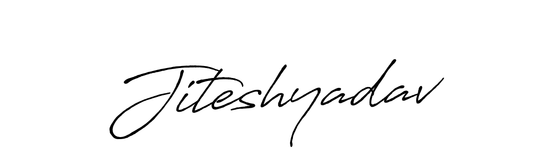 How to make Jiteshyadav signature? Antro_Vectra_Bolder is a professional autograph style. Create handwritten signature for Jiteshyadav name. Jiteshyadav signature style 7 images and pictures png