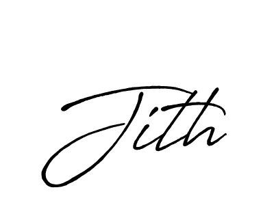 How to make Jith signature? Antro_Vectra_Bolder is a professional autograph style. Create handwritten signature for Jith name. Jith signature style 7 images and pictures png