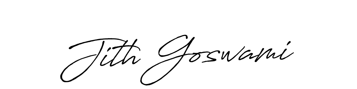 You should practise on your own different ways (Antro_Vectra_Bolder) to write your name (Jith Goswami) in signature. don't let someone else do it for you. Jith Goswami signature style 7 images and pictures png