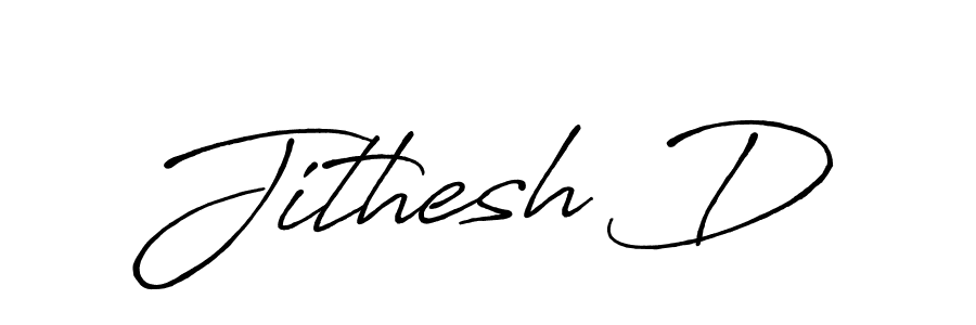 Also we have Jithesh D name is the best signature style. Create professional handwritten signature collection using Antro_Vectra_Bolder autograph style. Jithesh D signature style 7 images and pictures png