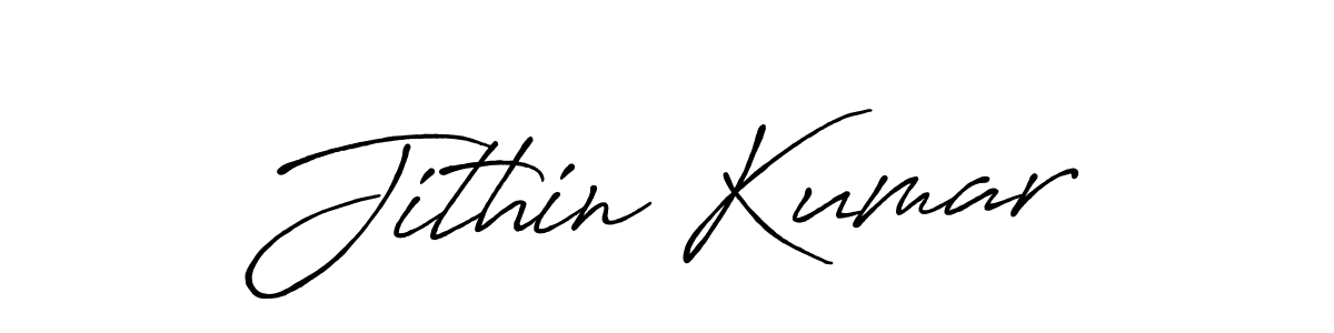 How to Draw Jithin Kumar signature style? Antro_Vectra_Bolder is a latest design signature styles for name Jithin Kumar. Jithin Kumar signature style 7 images and pictures png