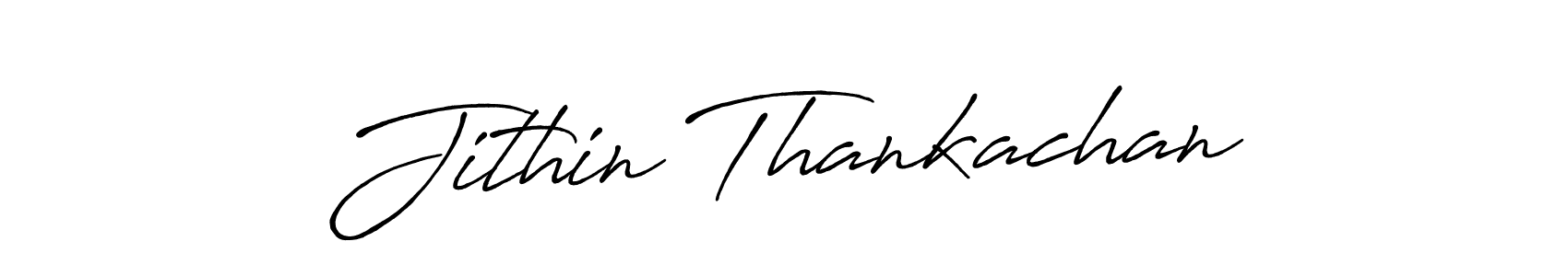 Also You can easily find your signature by using the search form. We will create Jithin Thankachan name handwritten signature images for you free of cost using Antro_Vectra_Bolder sign style. Jithin Thankachan signature style 7 images and pictures png