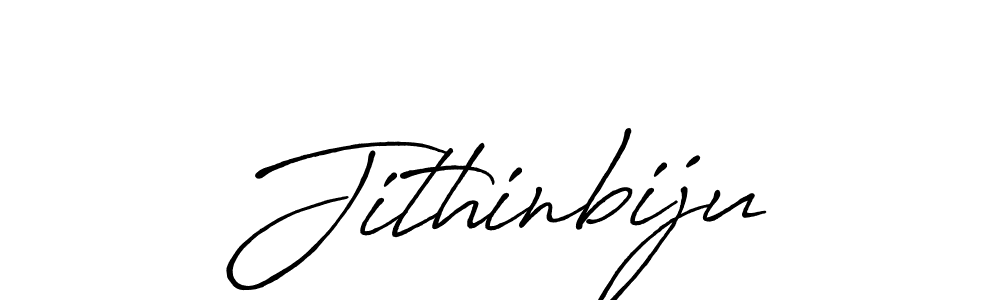 How to make Jithinbiju name signature. Use Antro_Vectra_Bolder style for creating short signs online. This is the latest handwritten sign. Jithinbiju signature style 7 images and pictures png