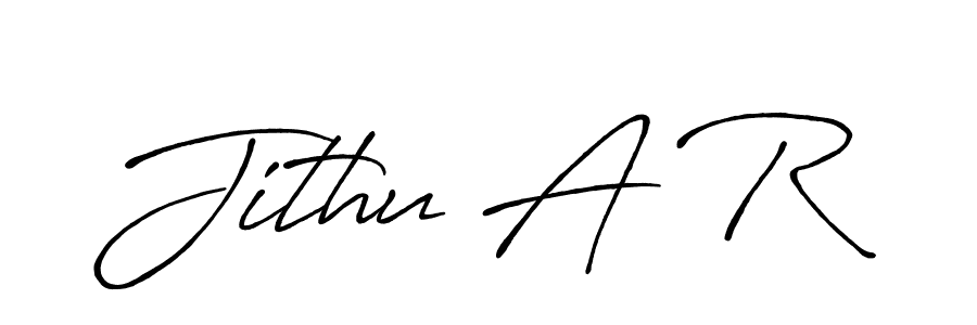 Antro_Vectra_Bolder is a professional signature style that is perfect for those who want to add a touch of class to their signature. It is also a great choice for those who want to make their signature more unique. Get Jithu A R name to fancy signature for free. Jithu A R signature style 7 images and pictures png