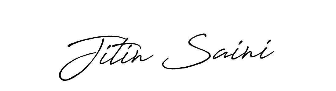 How to Draw Jitin Saini signature style? Antro_Vectra_Bolder is a latest design signature styles for name Jitin Saini. Jitin Saini signature style 7 images and pictures png