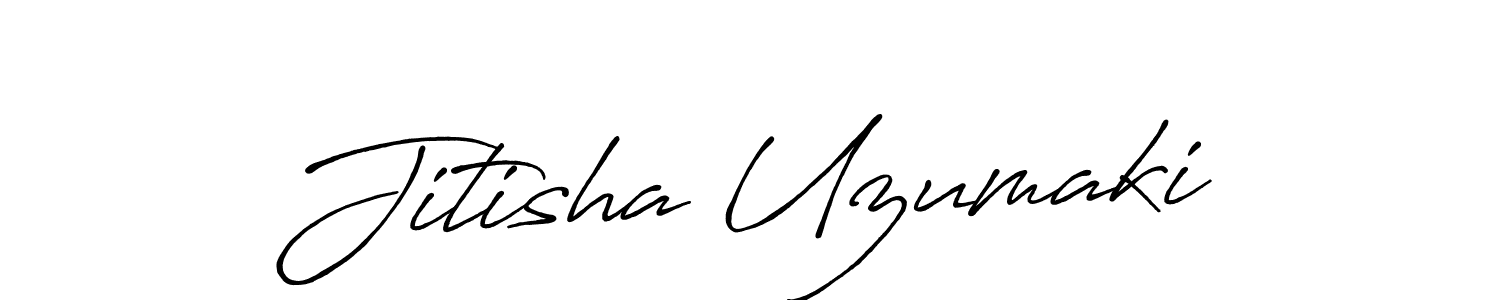 Similarly Antro_Vectra_Bolder is the best handwritten signature design. Signature creator online .You can use it as an online autograph creator for name Jitisha Uzumaki. Jitisha Uzumaki signature style 7 images and pictures png