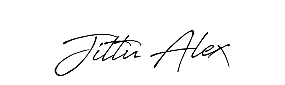 Also You can easily find your signature by using the search form. We will create Jittu Alex name handwritten signature images for you free of cost using Antro_Vectra_Bolder sign style. Jittu Alex signature style 7 images and pictures png