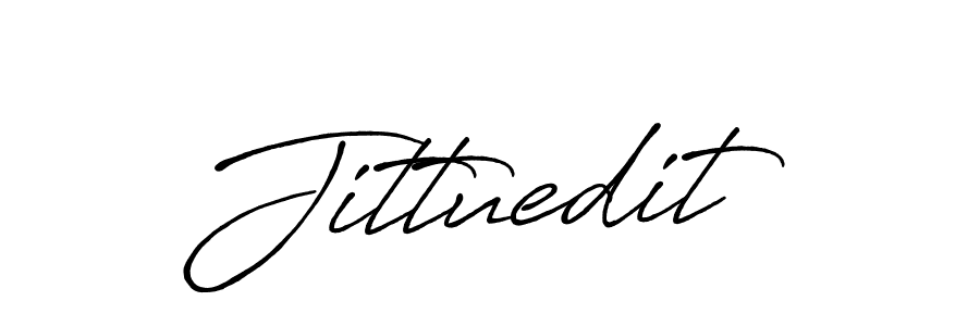 Also we have Jittuedit name is the best signature style. Create professional handwritten signature collection using Antro_Vectra_Bolder autograph style. Jittuedit signature style 7 images and pictures png