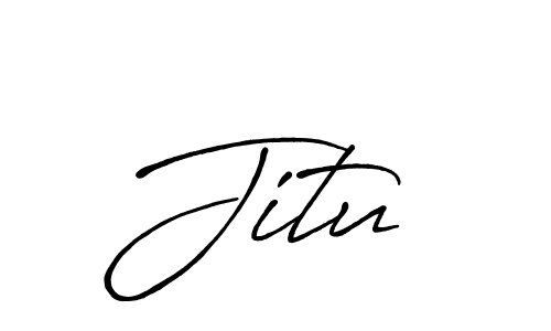 Once you've used our free online signature maker to create your best signature Antro_Vectra_Bolder style, it's time to enjoy all of the benefits that Jitu  name signing documents. Jitu  signature style 7 images and pictures png