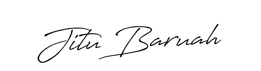 It looks lik you need a new signature style for name Jitu Baruah. Design unique handwritten (Antro_Vectra_Bolder) signature with our free signature maker in just a few clicks. Jitu Baruah signature style 7 images and pictures png