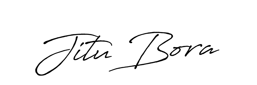 It looks lik you need a new signature style for name Jitu Bora. Design unique handwritten (Antro_Vectra_Bolder) signature with our free signature maker in just a few clicks. Jitu Bora signature style 7 images and pictures png