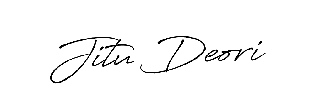 Once you've used our free online signature maker to create your best signature Antro_Vectra_Bolder style, it's time to enjoy all of the benefits that Jitu Deori name signing documents. Jitu Deori signature style 7 images and pictures png