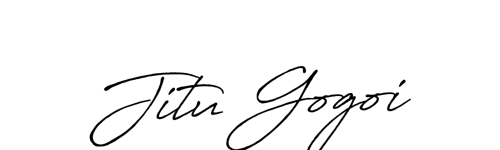 Also You can easily find your signature by using the search form. We will create Jitu Gogoi name handwritten signature images for you free of cost using Antro_Vectra_Bolder sign style. Jitu Gogoi signature style 7 images and pictures png