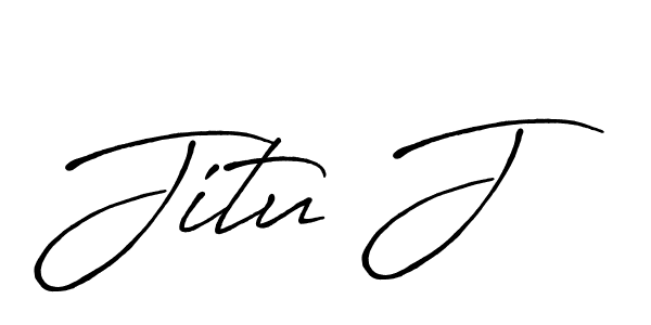 You should practise on your own different ways (Antro_Vectra_Bolder) to write your name (Jitu J) in signature. don't let someone else do it for you. Jitu J signature style 7 images and pictures png