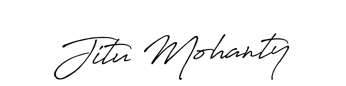 The best way (Antro_Vectra_Bolder) to make a short signature is to pick only two or three words in your name. The name Jitu Mohanty include a total of six letters. For converting this name. Jitu Mohanty signature style 7 images and pictures png