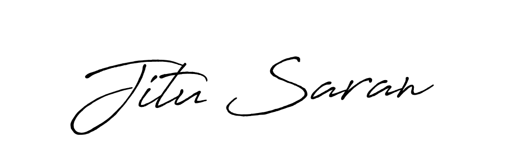 It looks lik you need a new signature style for name Jitu Saran. Design unique handwritten (Antro_Vectra_Bolder) signature with our free signature maker in just a few clicks. Jitu Saran signature style 7 images and pictures png