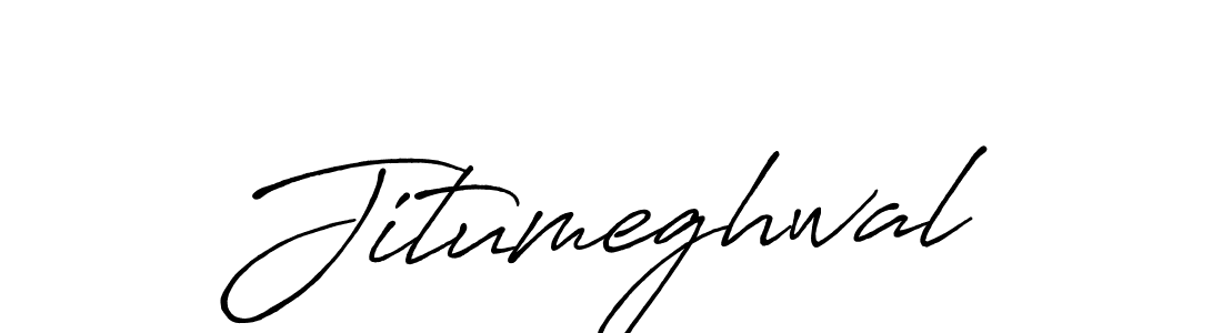 Jitumeghwal stylish signature style. Best Handwritten Sign (Antro_Vectra_Bolder) for my name. Handwritten Signature Collection Ideas for my name Jitumeghwal. Jitumeghwal signature style 7 images and pictures png