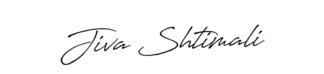 Similarly Antro_Vectra_Bolder is the best handwritten signature design. Signature creator online .You can use it as an online autograph creator for name Jiva Shtimali. Jiva Shtimali signature style 7 images and pictures png