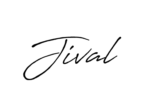 How to make Jival signature? Antro_Vectra_Bolder is a professional autograph style. Create handwritten signature for Jival name. Jival signature style 7 images and pictures png