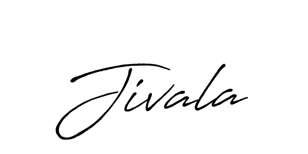 Use a signature maker to create a handwritten signature online. With this signature software, you can design (Antro_Vectra_Bolder) your own signature for name Jivala. Jivala signature style 7 images and pictures png