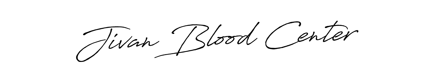 Antro_Vectra_Bolder is a professional signature style that is perfect for those who want to add a touch of class to their signature. It is also a great choice for those who want to make their signature more unique. Get Jivan Blood Center name to fancy signature for free. Jivan Blood Center signature style 7 images and pictures png