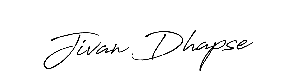 You can use this online signature creator to create a handwritten signature for the name Jivan Dhapse. This is the best online autograph maker. Jivan Dhapse signature style 7 images and pictures png
