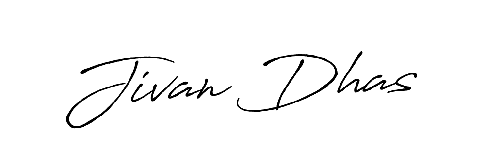 Create a beautiful signature design for name Jivan Dhas. With this signature (Antro_Vectra_Bolder) fonts, you can make a handwritten signature for free. Jivan Dhas signature style 7 images and pictures png