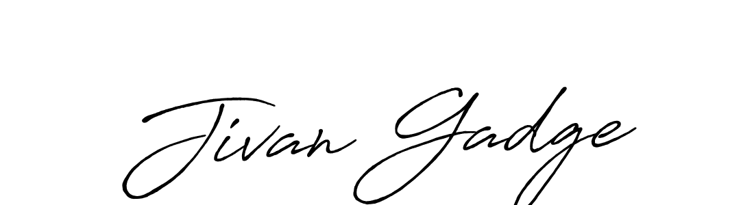 Also You can easily find your signature by using the search form. We will create Jivan Gadge name handwritten signature images for you free of cost using Antro_Vectra_Bolder sign style. Jivan Gadge signature style 7 images and pictures png