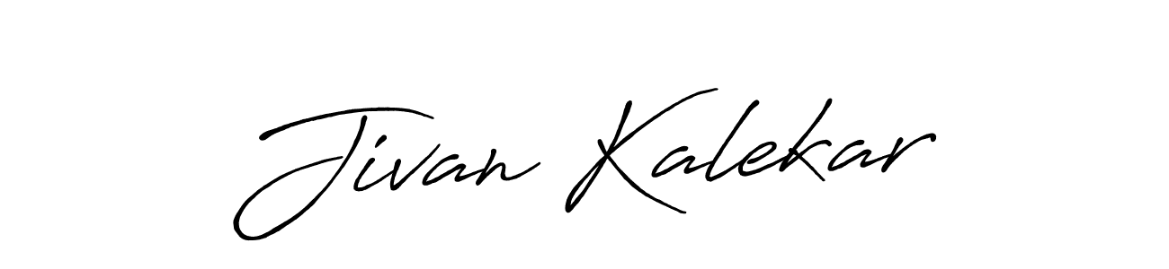 Similarly Antro_Vectra_Bolder is the best handwritten signature design. Signature creator online .You can use it as an online autograph creator for name Jivan Kalekar. Jivan Kalekar signature style 7 images and pictures png