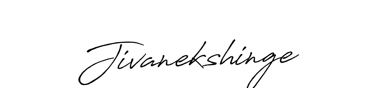 Make a beautiful signature design for name Jivanekshinge. With this signature (Antro_Vectra_Bolder) style, you can create a handwritten signature for free. Jivanekshinge signature style 7 images and pictures png