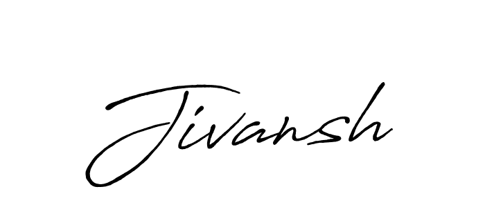 Similarly Antro_Vectra_Bolder is the best handwritten signature design. Signature creator online .You can use it as an online autograph creator for name Jivansh. Jivansh signature style 7 images and pictures png