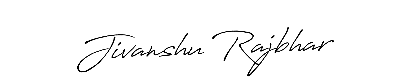 How to make Jivanshu Rajbhar signature? Antro_Vectra_Bolder is a professional autograph style. Create handwritten signature for Jivanshu Rajbhar name. Jivanshu Rajbhar signature style 7 images and pictures png