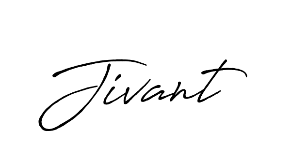 How to make Jivant signature? Antro_Vectra_Bolder is a professional autograph style. Create handwritten signature for Jivant name. Jivant signature style 7 images and pictures png